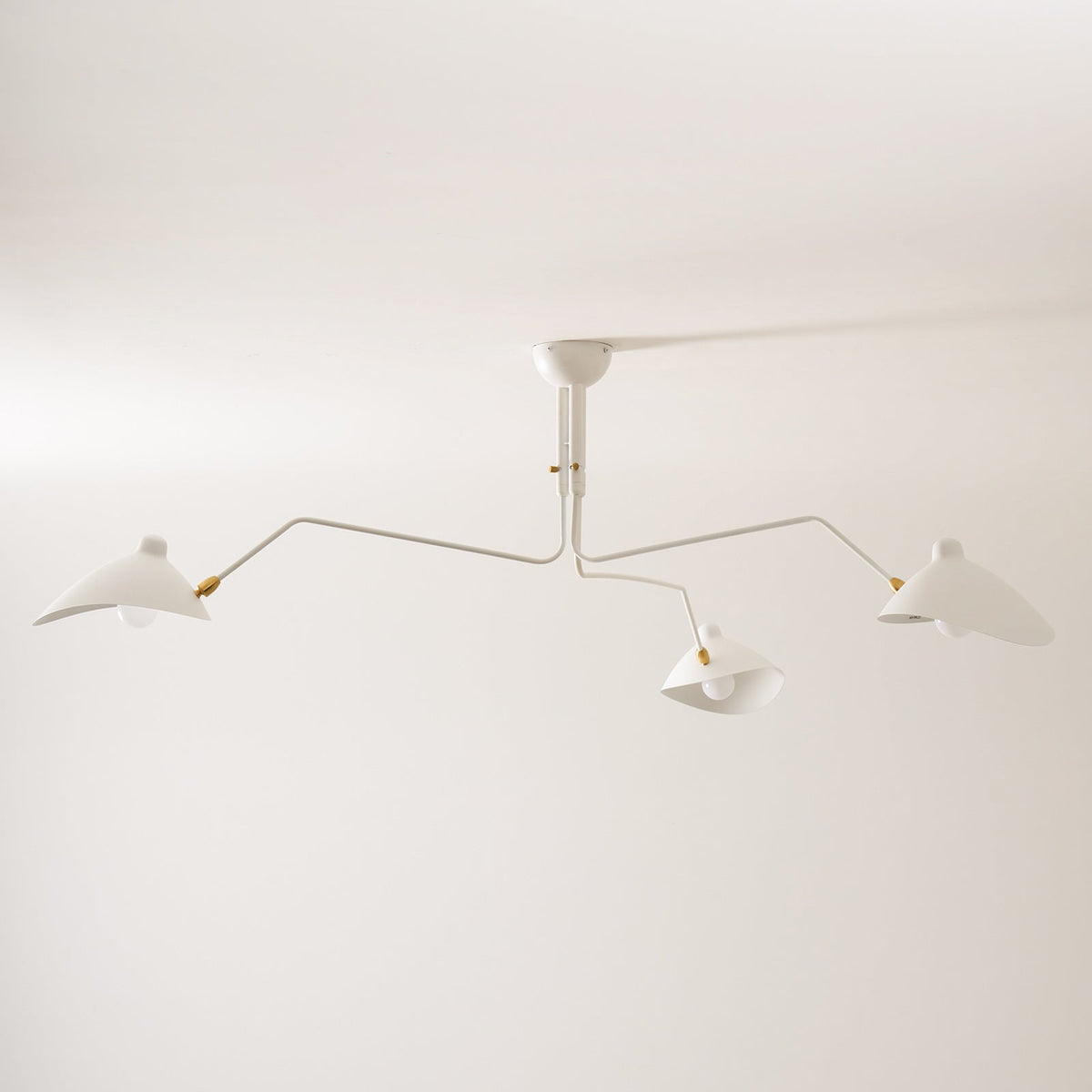 Mid Century Multi-Arm Chandelier, Linear Dining Room Light