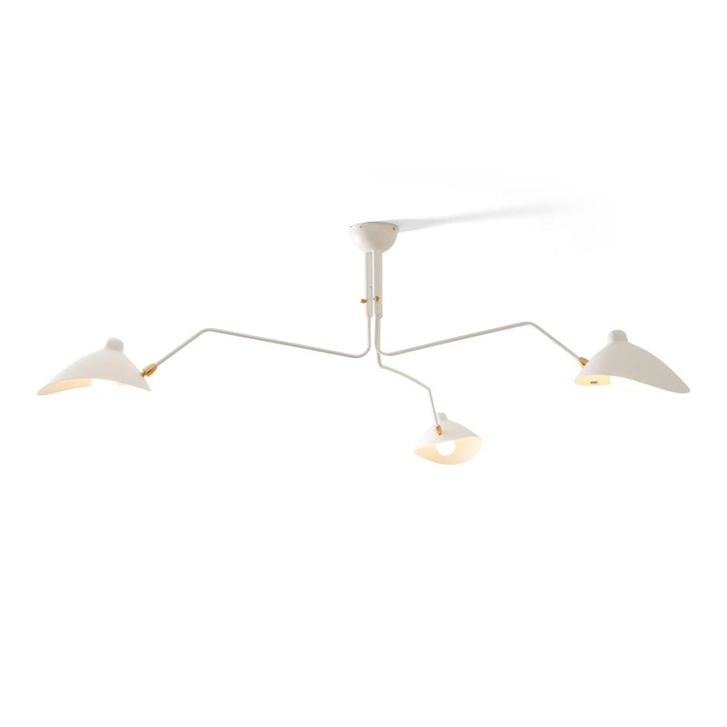 Mid Century Multi-Arm Chandelier, Linear Dining Room Light