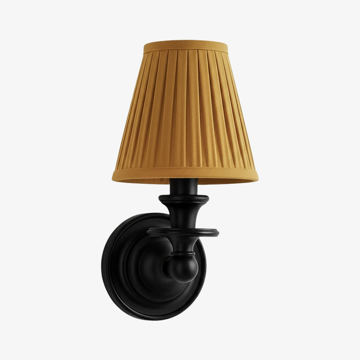 Linen Drum Shade Wall Sconce, Farmhouse Bedroom Wall Lamp