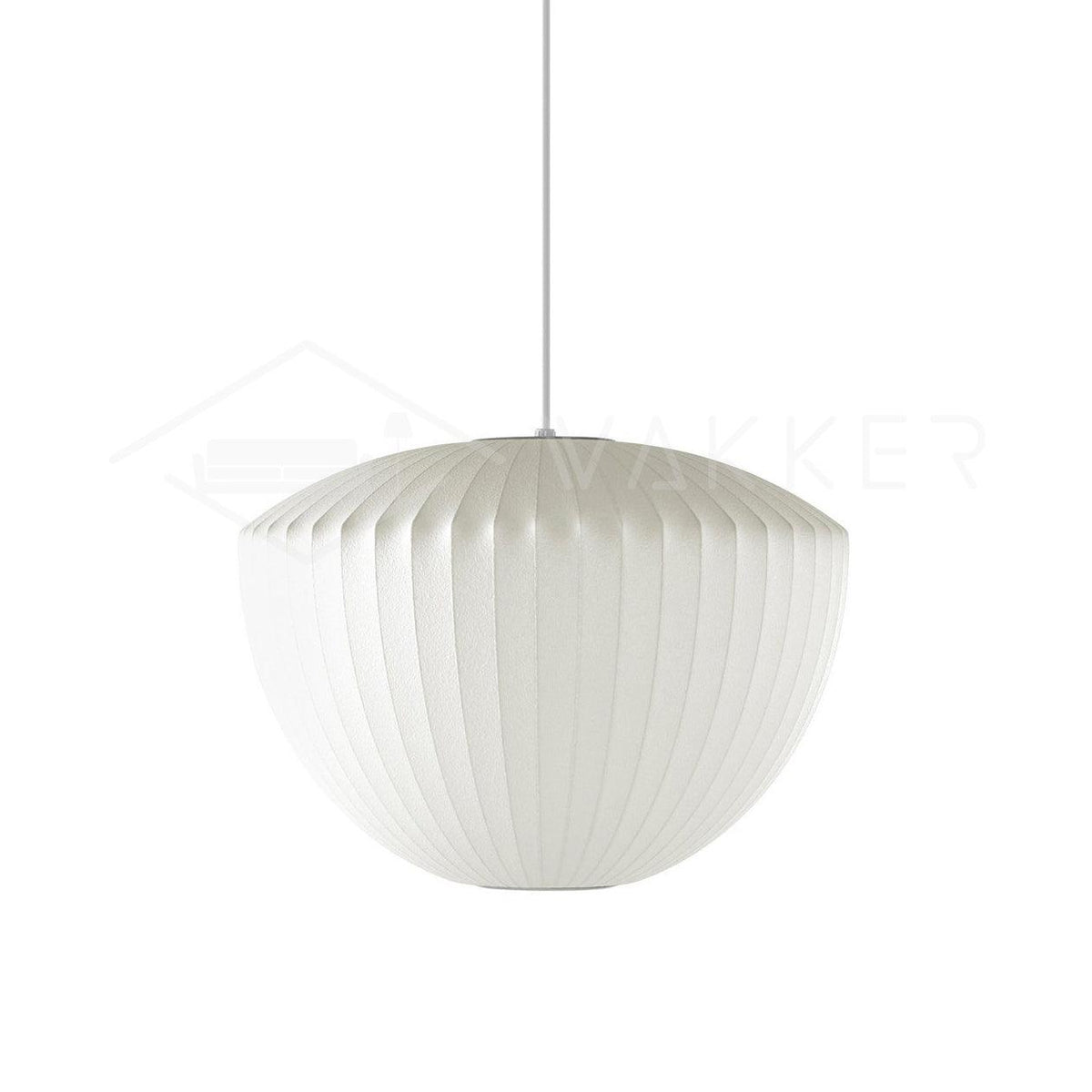 Silk Bubble Pendant Light, Mid Century Bubble Lamp Shade