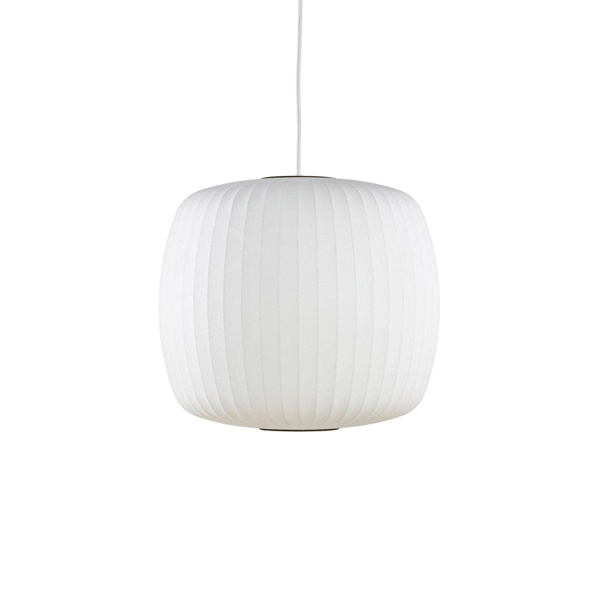 Silk Bubble Pendant Light, Mid Century Bubble Lamp Shade