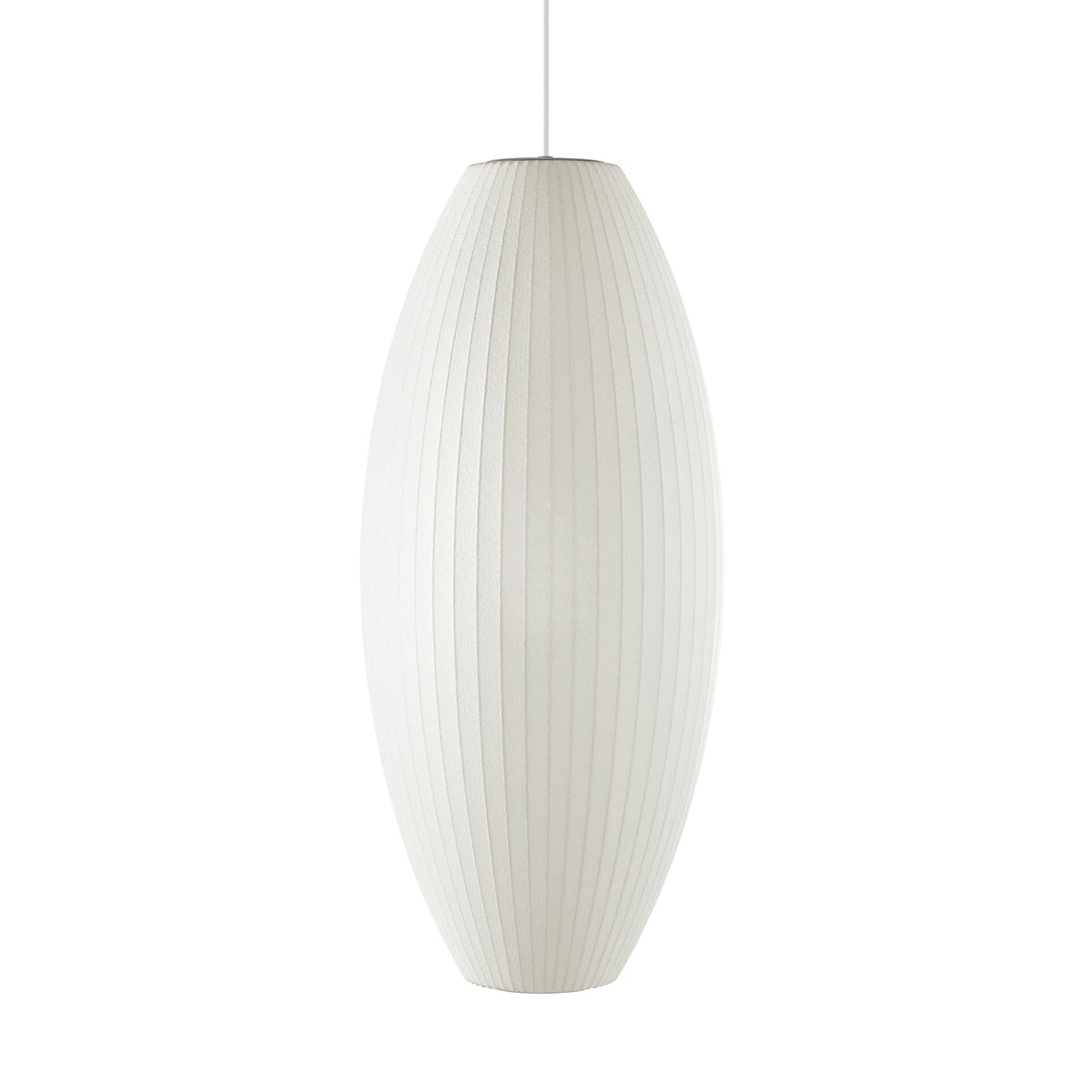 Silk Bubble Pendant Light, Mid Century Bubble Lamp Shade
