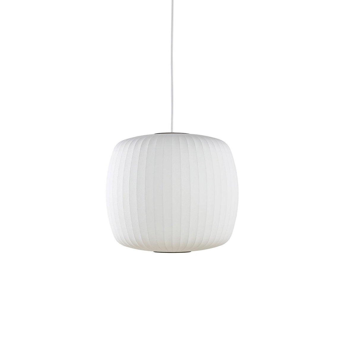 Silk Bubble Pendant Light, Mid Century Bubble Lamp Shade
