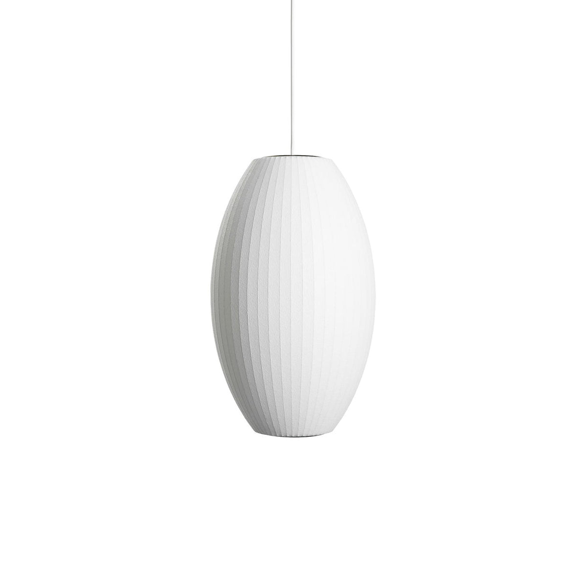 Silk Bubble Pendant Light, Mid Century Bubble Lamp Shade