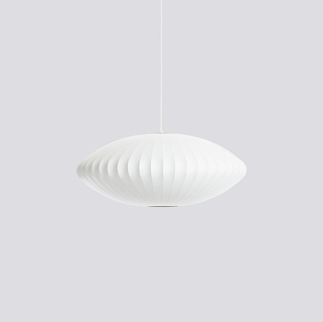 Silk Bubble Pendant Light, Mid Century Bubble Lamp Shade
