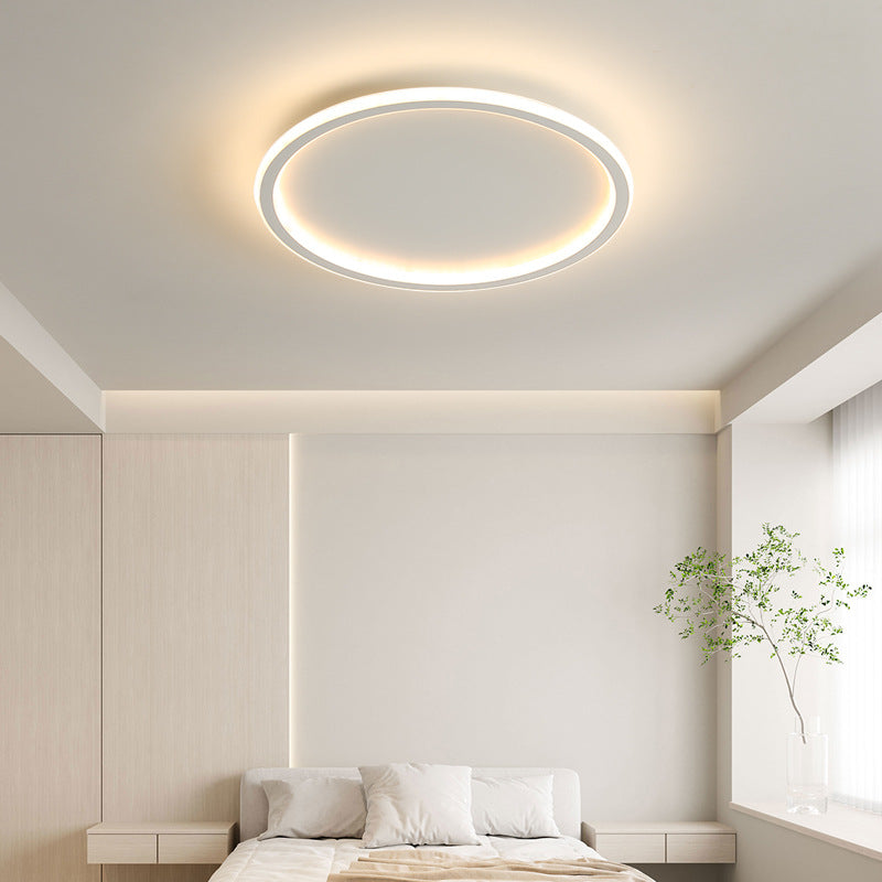 Round LED Ceiling Light, Scandinavian Dimmable Flush Mount