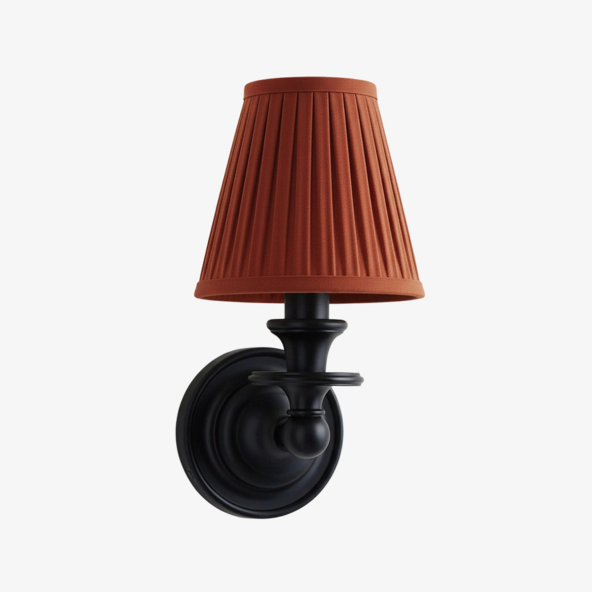 Linen Drum Shade Wall Sconce, Farmhouse Bedroom Wall Lamp