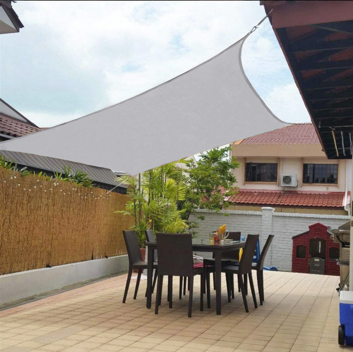 Patio Shade Sail, UV Block Triangle, Square or Rectangle