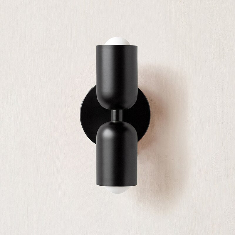 Bauhaus Double Wall Sconce, colorful Bauhaus wall lamp - view 4