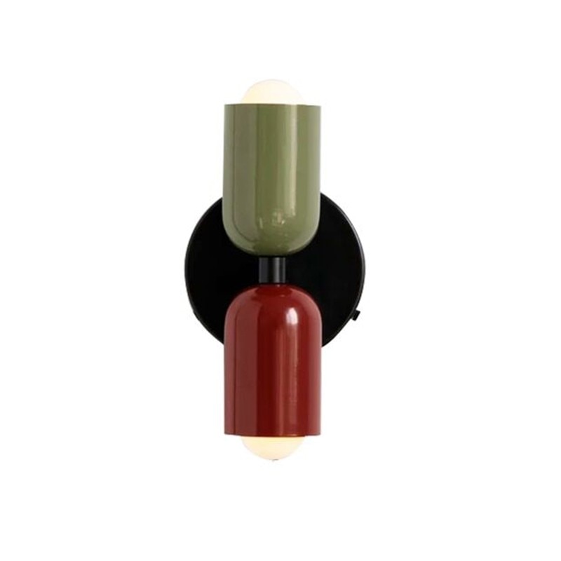 Bauhaus Double Wall Sconce, colorful Bauhaus wall lamp - view 22