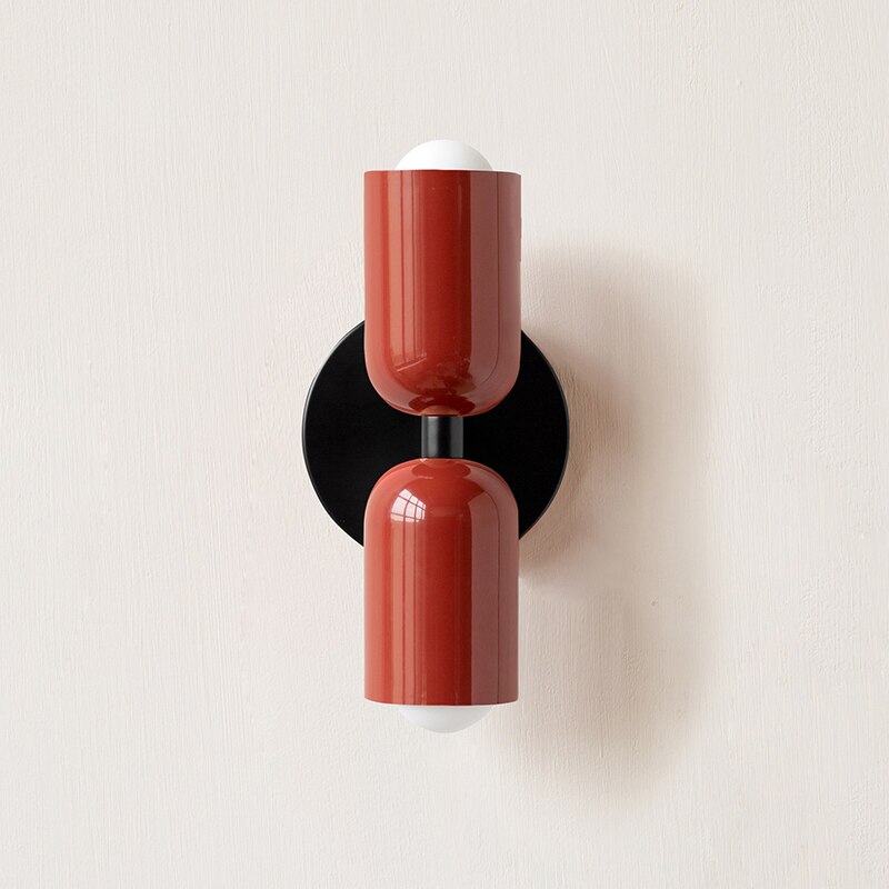 Bauhaus Double Wall Sconce, colorful Bauhaus wall lamp - view 11