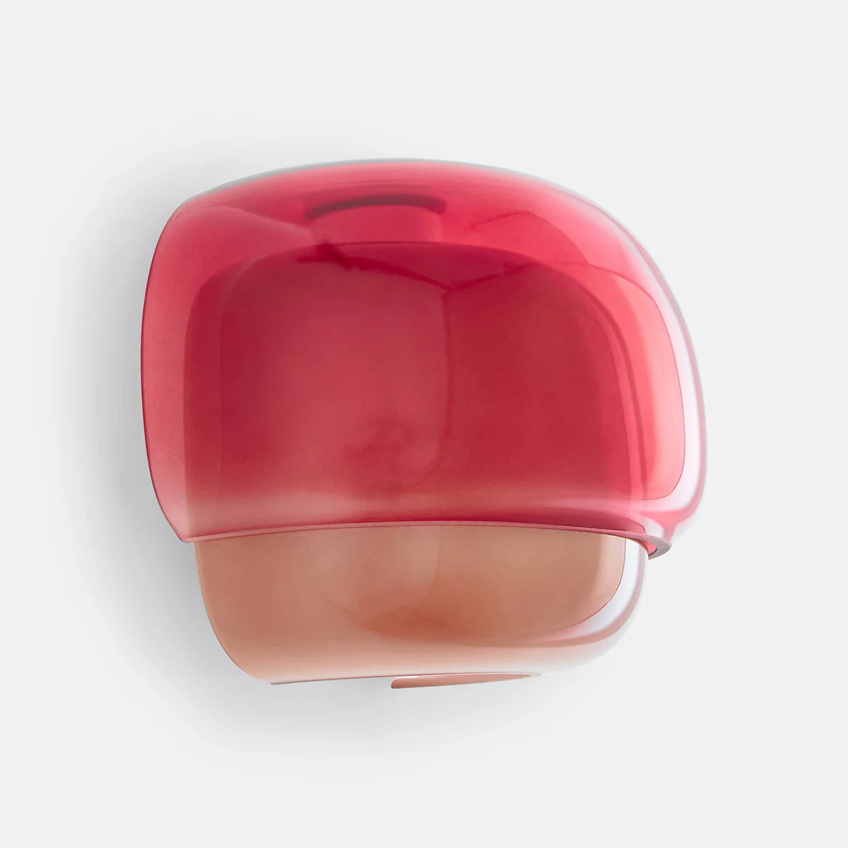 Bauhaus Mushroom Wall Sconce, Double Layer Colored Glass