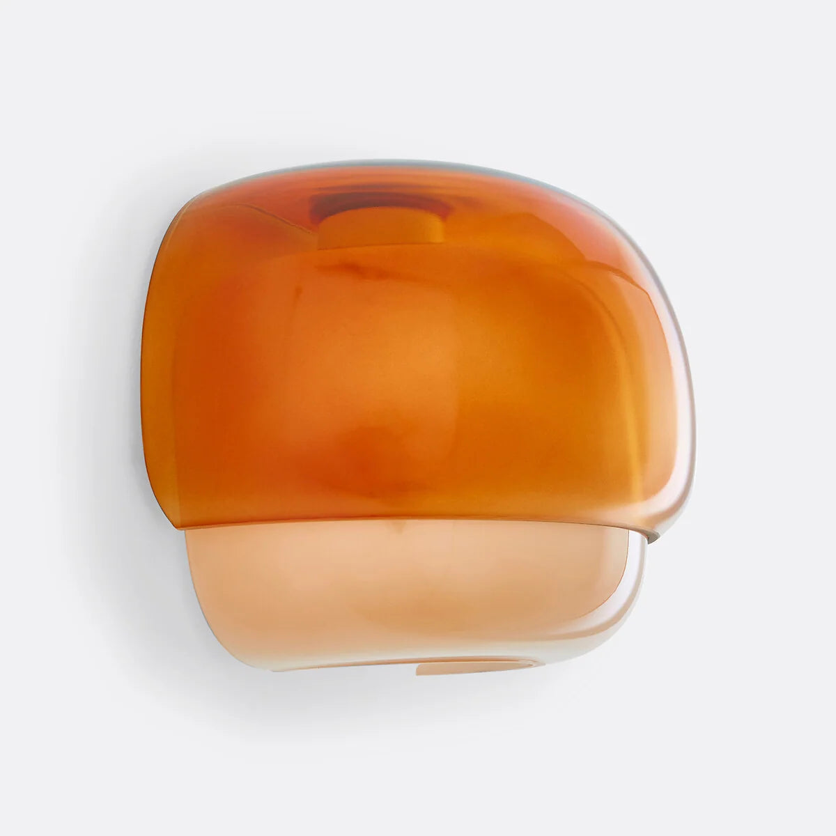 Bauhaus Mushroom Wall Sconce, Double Layer Colored Glass