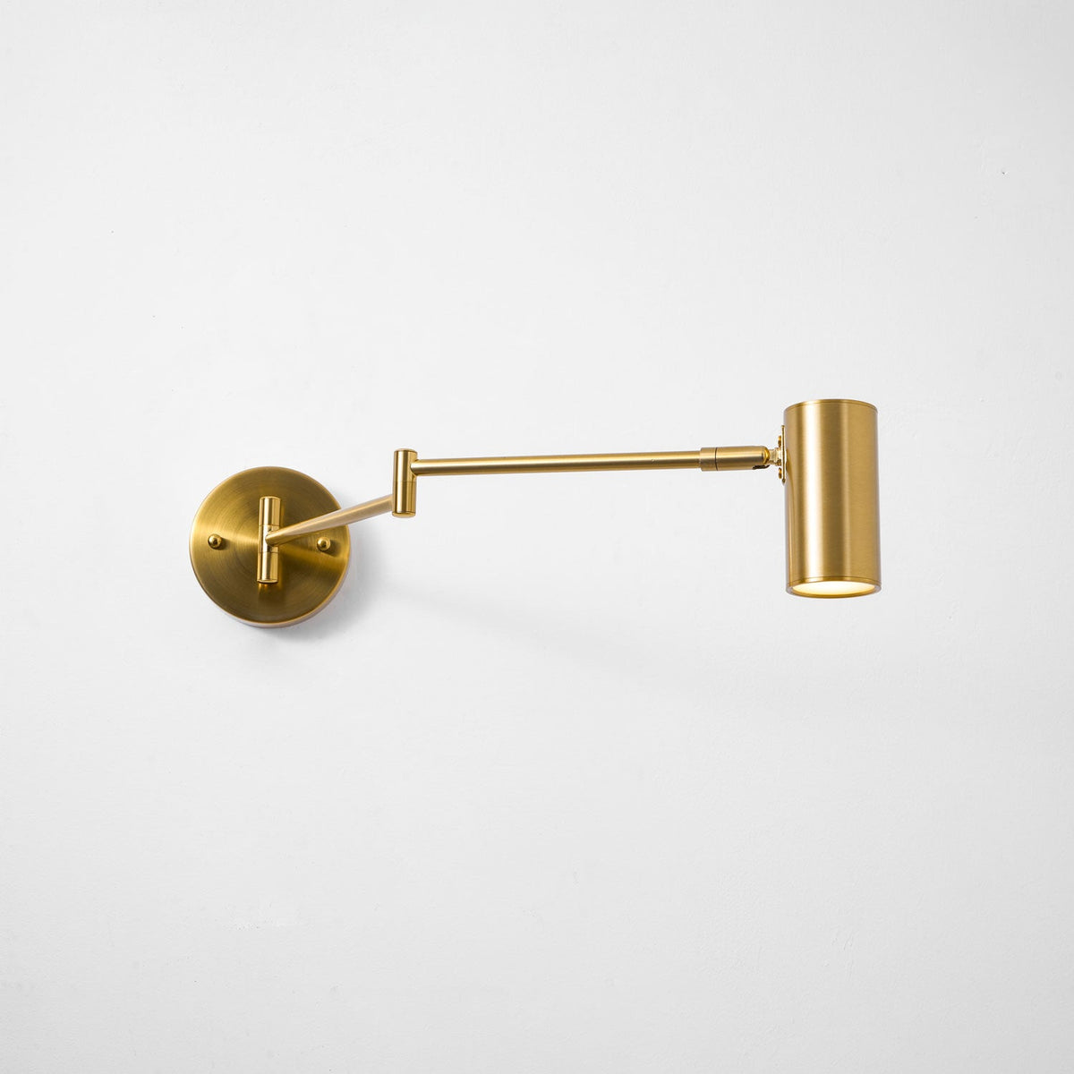 Swing Arm Wall Sconce, Adjustable LED Bedside Reading Light
