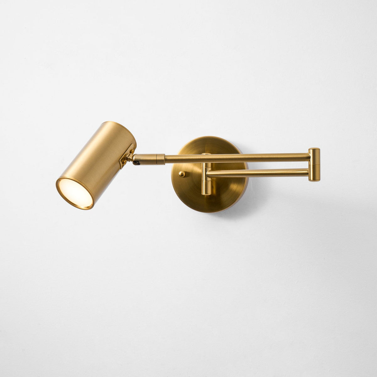 Swing Arm Wall Sconce, Adjustable LED Bedside Reading Light