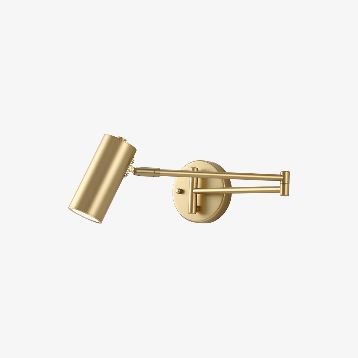 Swing Arm Wall Sconce, Adjustable LED Bedside Reading Light