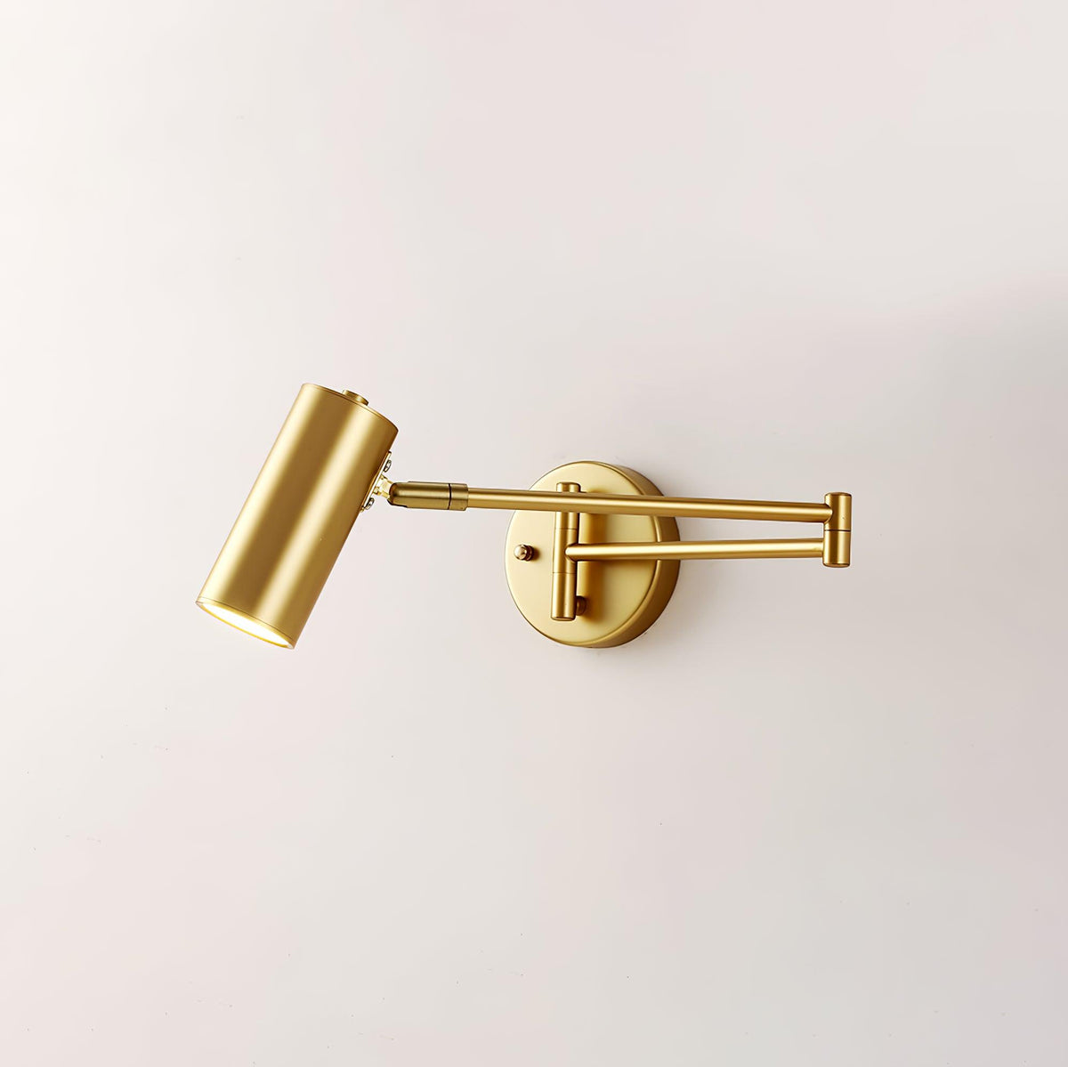 Swing Arm Wall Sconce, Adjustable LED Bedside Reading Light
