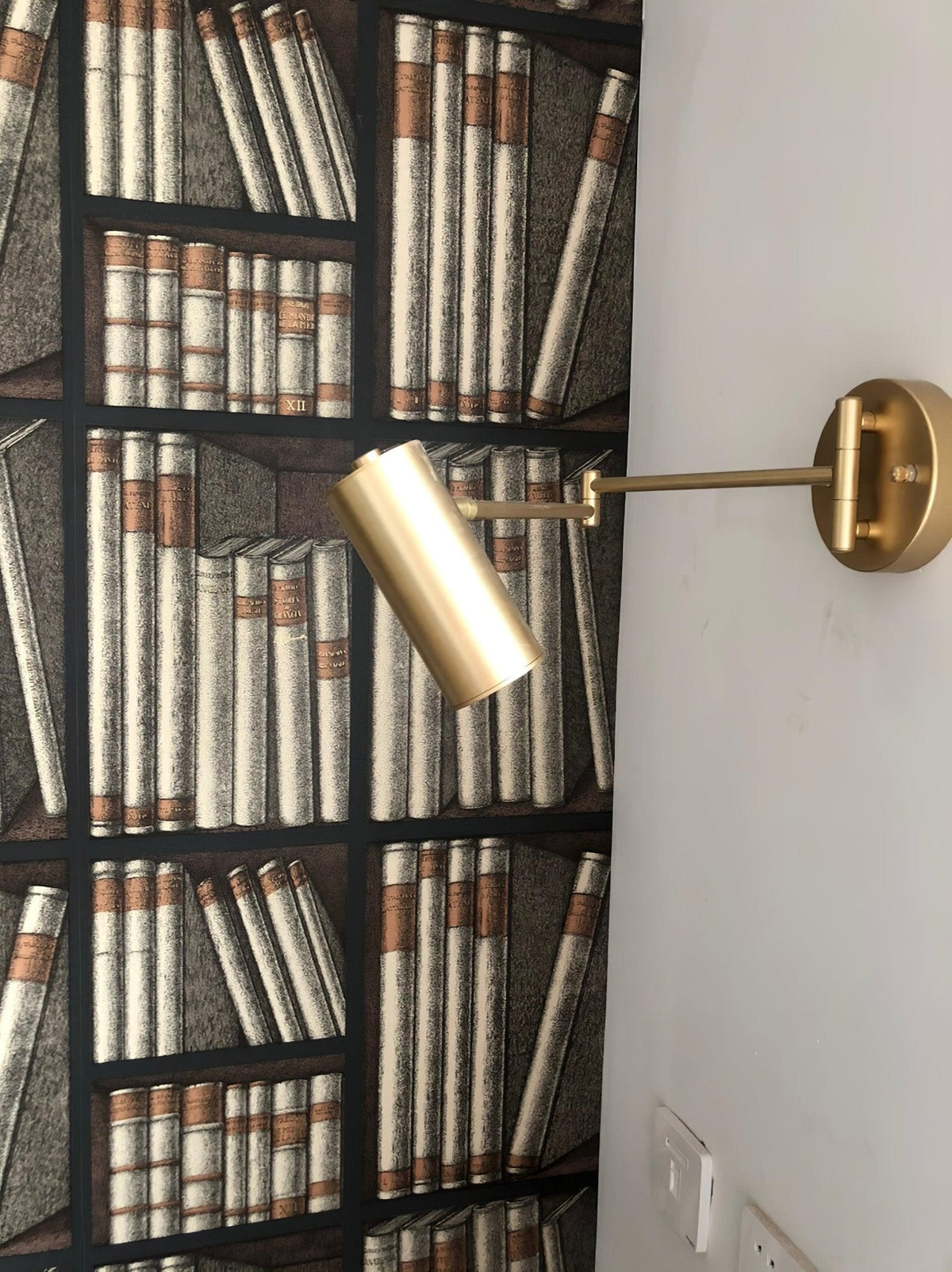 Swing Arm Wall Sconce, Adjustable LED Bedside Reading Light
