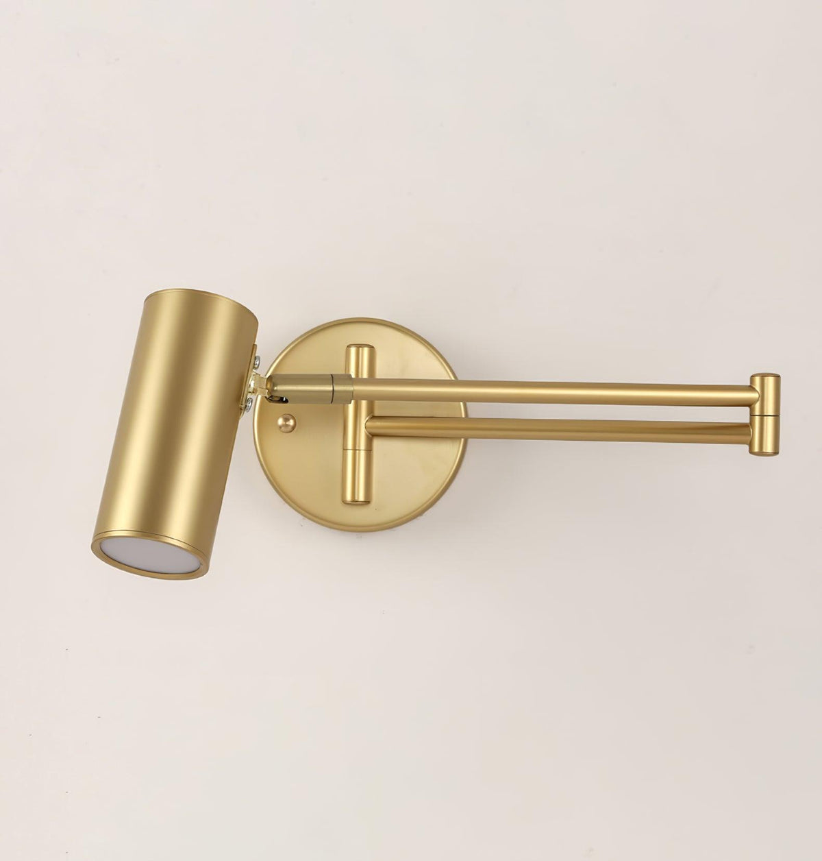 Swing Arm Wall Sconce, Adjustable LED Bedside Reading Light