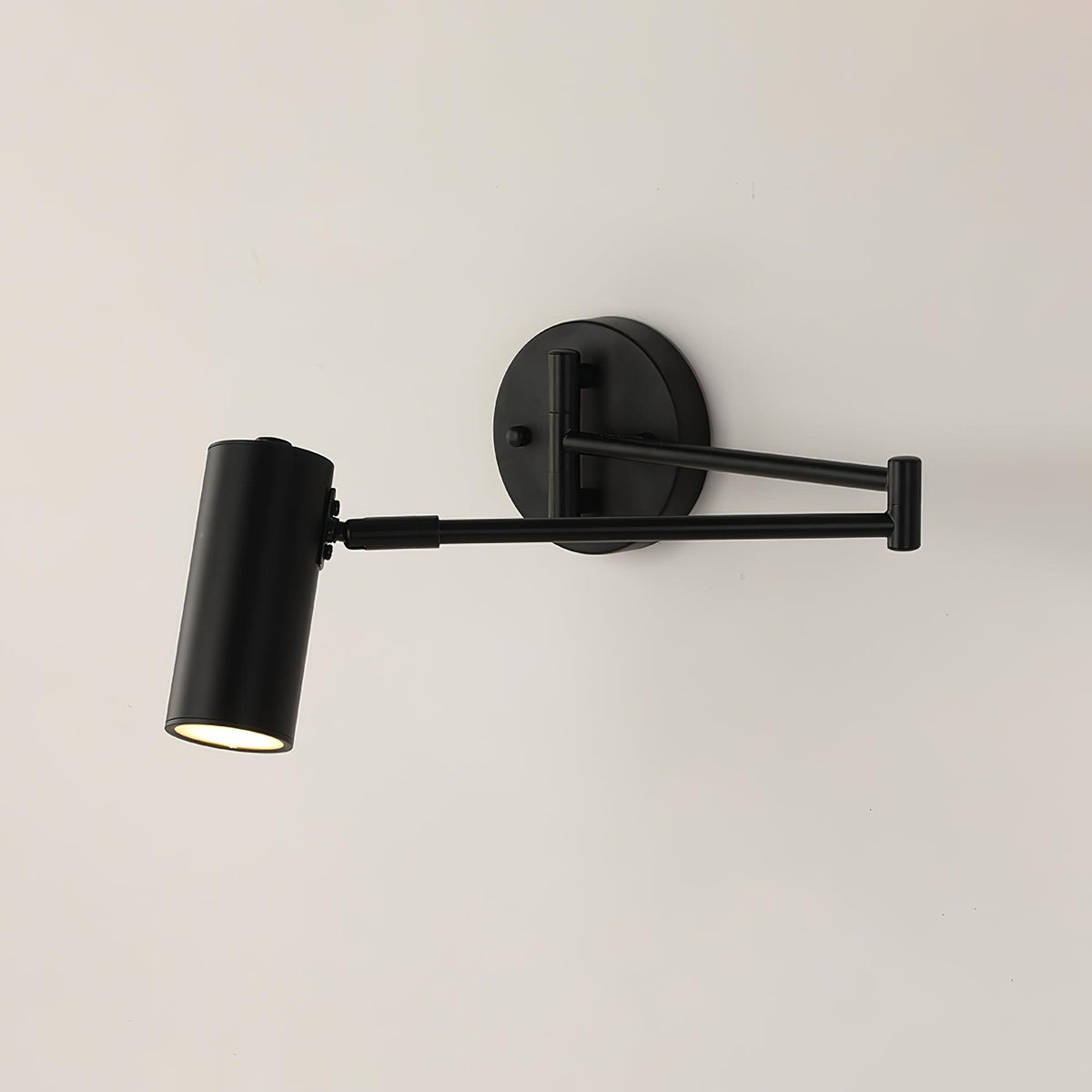 Swing Arm Wall Sconce, Adjustable LED Bedside Reading Light