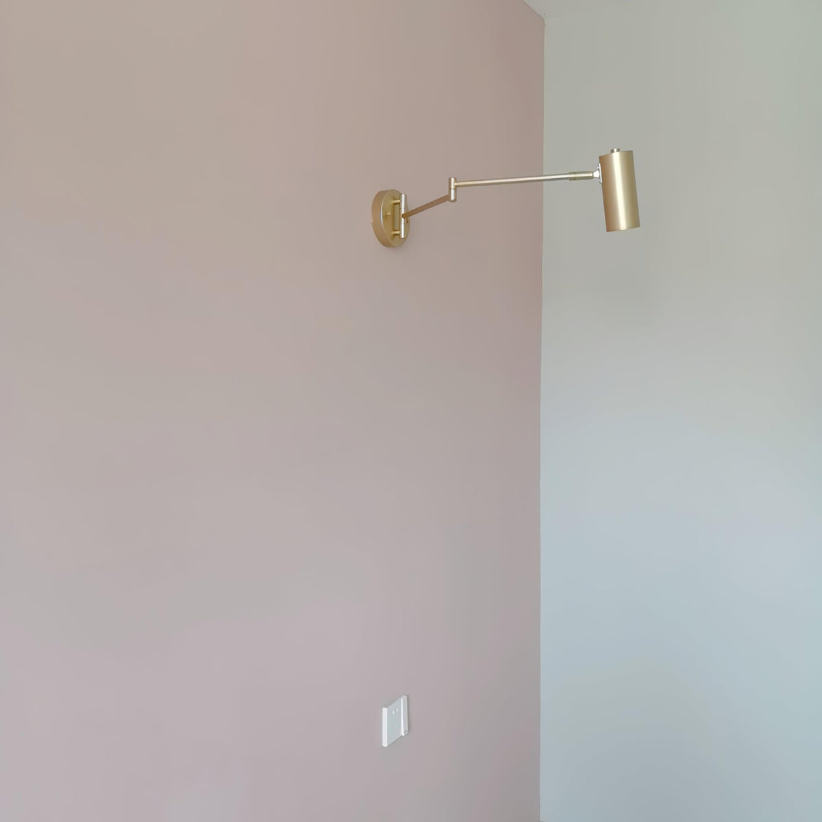 Swing Arm Wall Sconce, Adjustable LED Bedside Reading Light