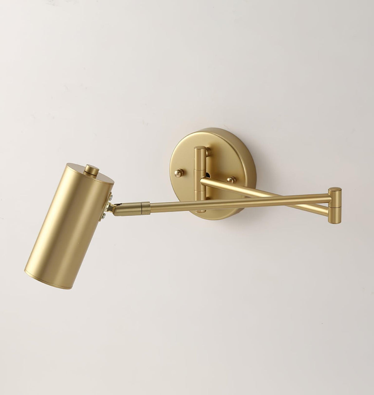 Swing Arm Wall Sconce, Adjustable LED Bedside Reading Light