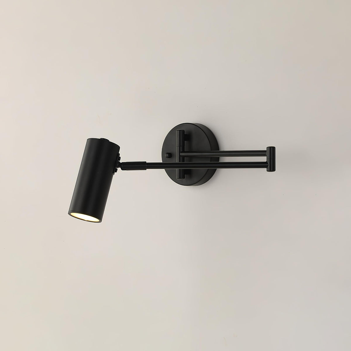 Swing Arm Wall Sconce, Adjustable LED Bedside Reading Light