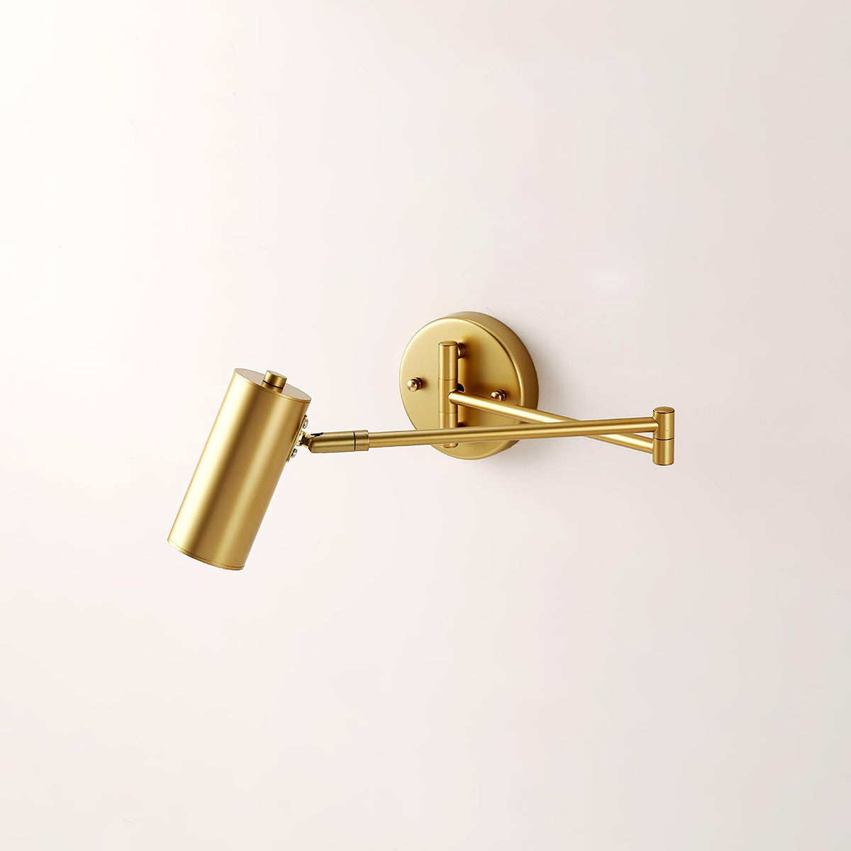 Swing Arm Wall Sconce, Adjustable LED Bedside Reading Light