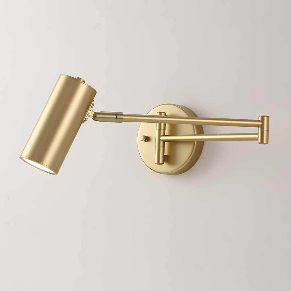 Swing Arm Wall Sconce, Adjustable LED Bedside Reading Light