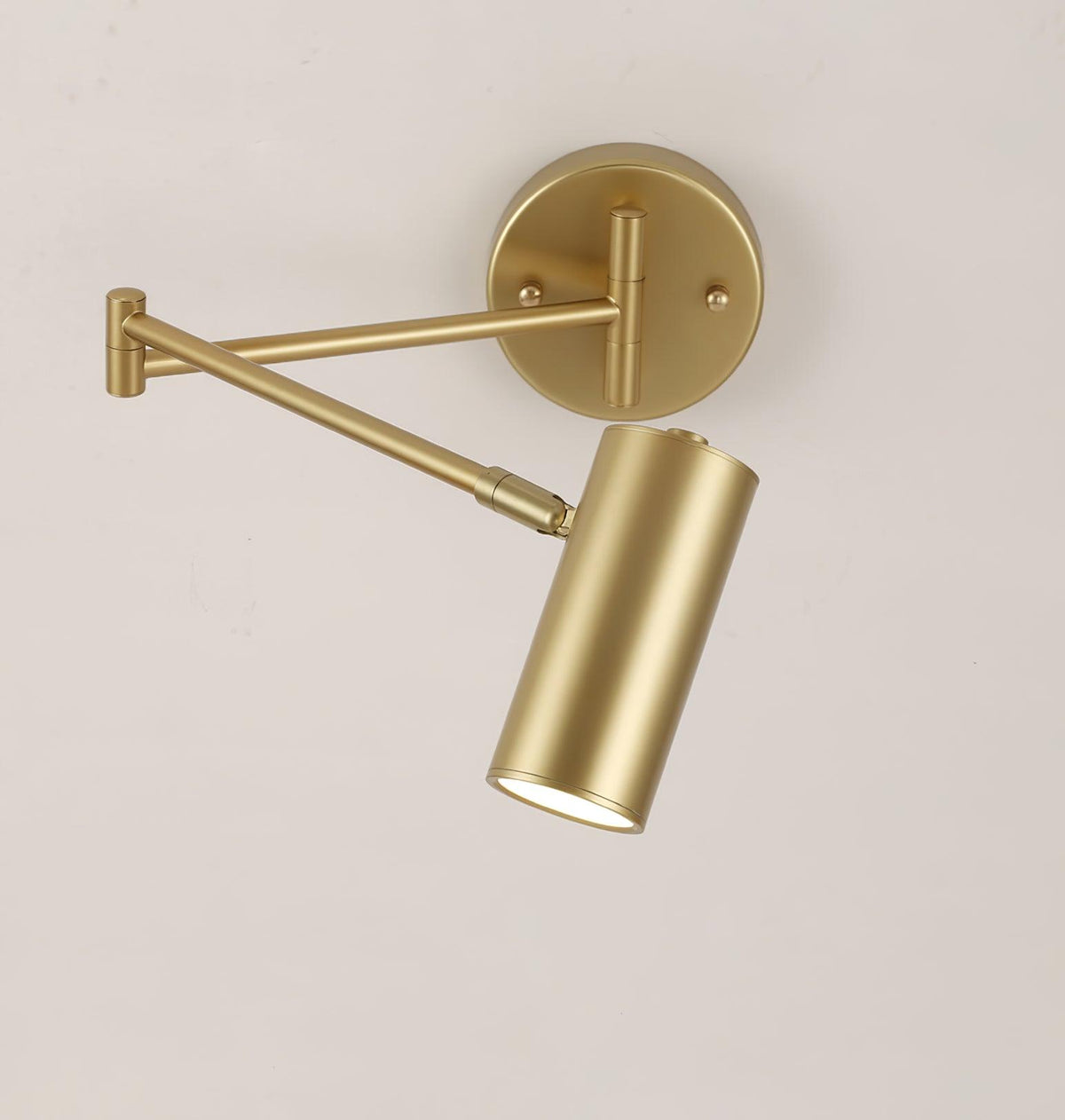 Swing Arm Wall Sconce, Adjustable LED Bedside Reading Light