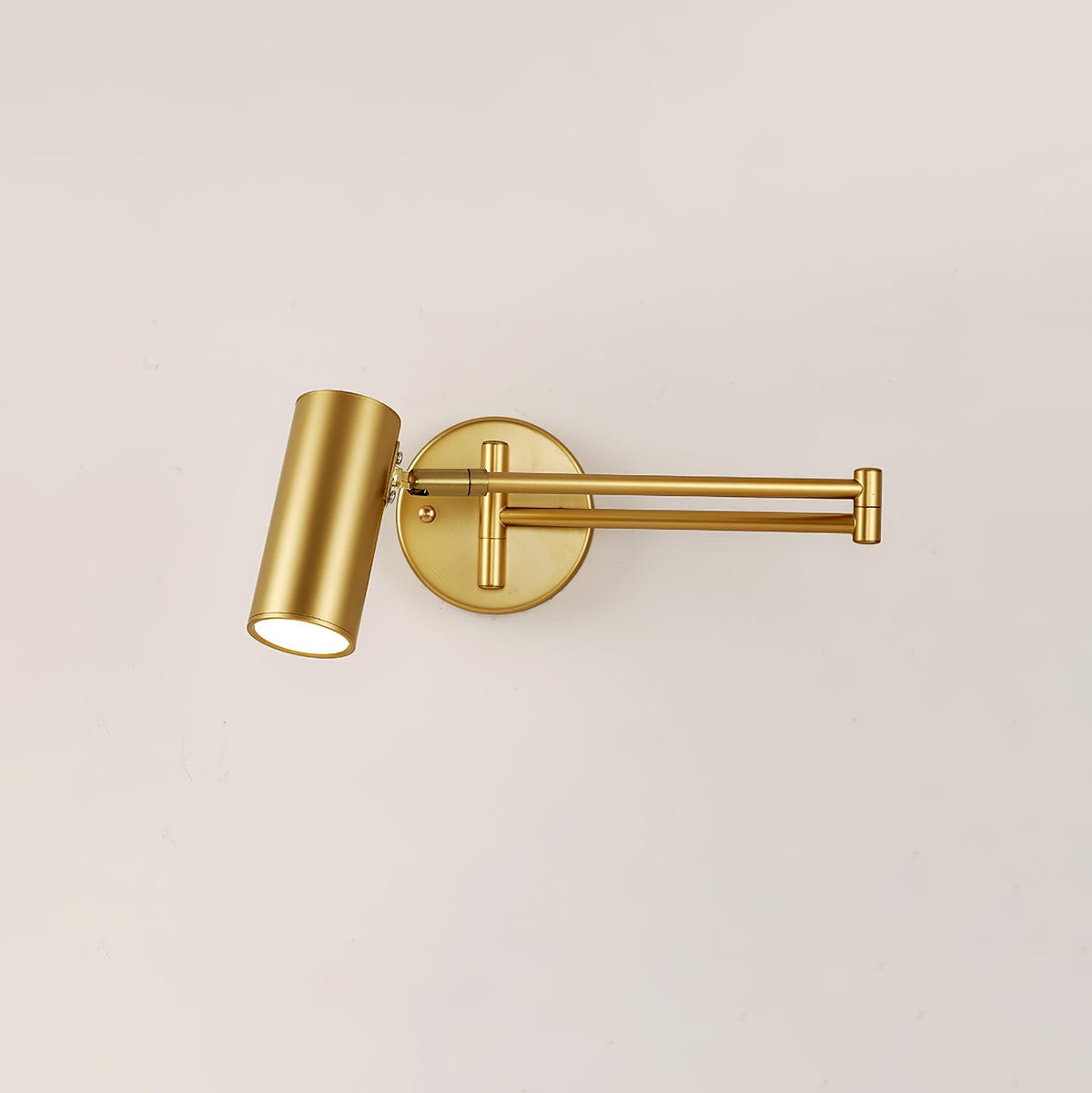 Swing Arm Wall Sconce, Adjustable LED Bedside Reading Light
