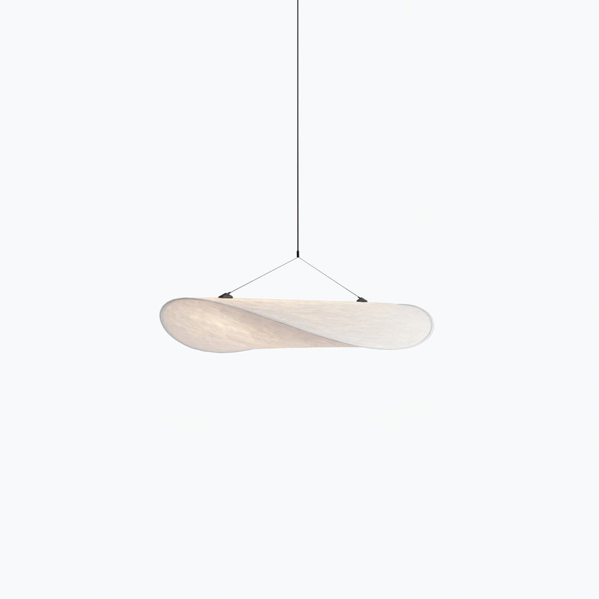 Disc Pendant Light, Floating Synthetic Paper Dining Lamp