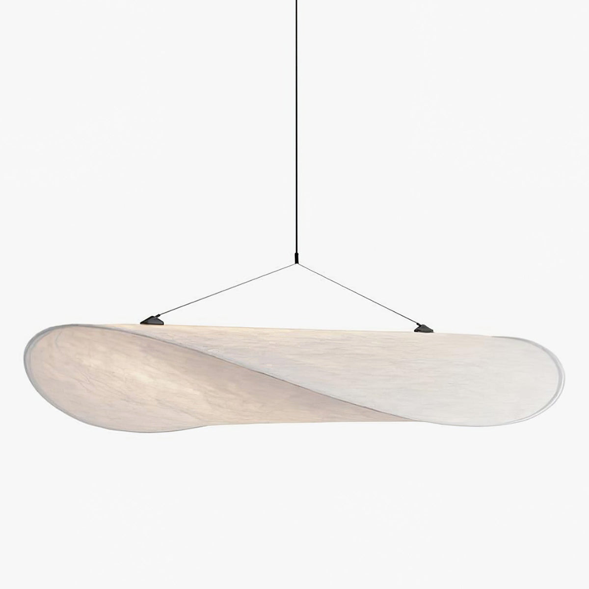 Disc Pendant Light, Floating Synthetic Paper Dining Lamp