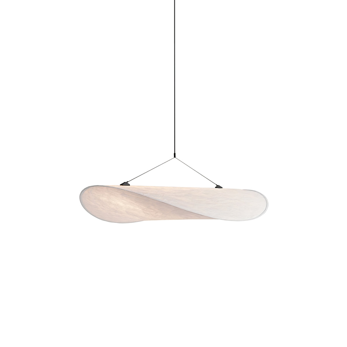 Disc Pendant Light, Floating Synthetic Paper Dining Lamp
