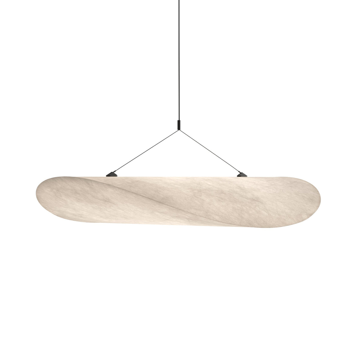 Disc Pendant Light, Floating Synthetic Paper Dining Lamp