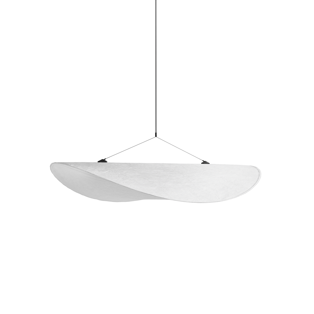 Disc Pendant Light, Floating Synthetic Paper Dining Lamp