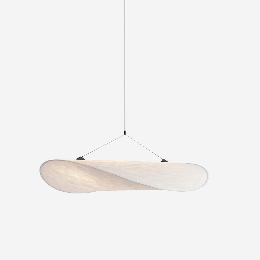 Disc Pendant Light, Floating Synthetic Paper Dining Lamp