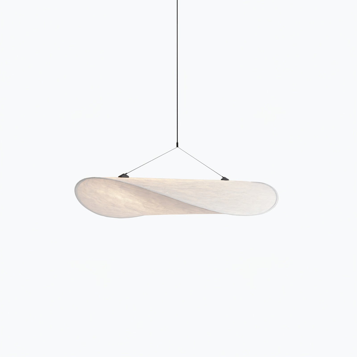Disc Pendant Light, Floating Synthetic Paper Dining Lamp