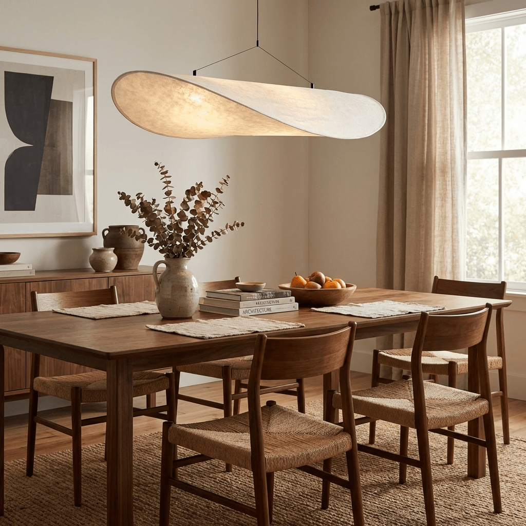 Silk Cloud Pendant Light, Large Fabric Chandelier, Dimmable