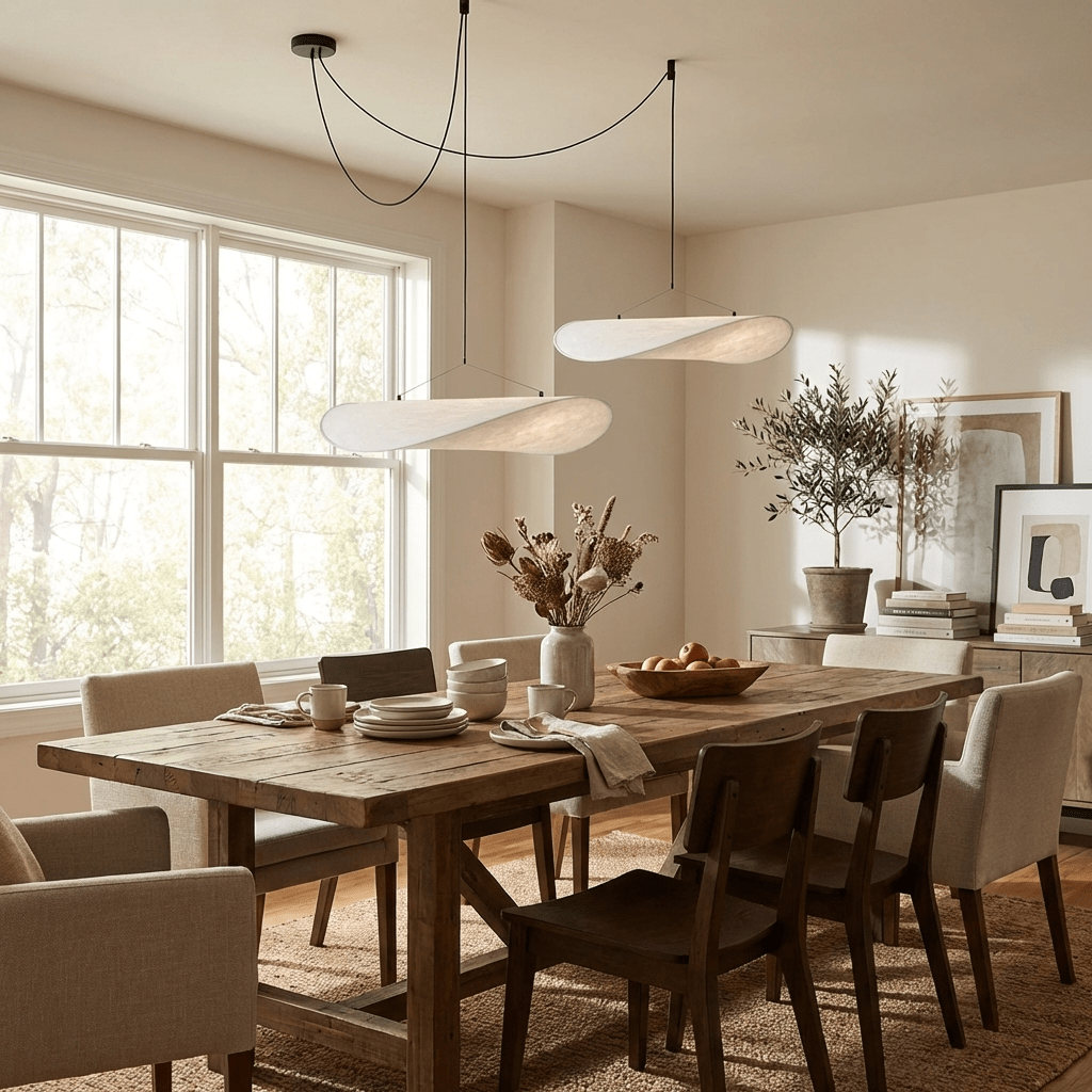 Silk Cloud Pendant Light, Large Fabric Chandelier, Dimmable
