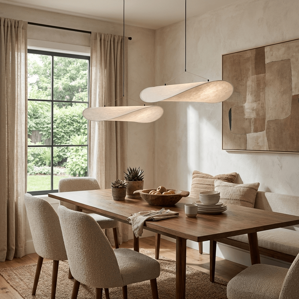 Silk Cloud Pendant Light, Large Fabric Chandelier, Dimmable