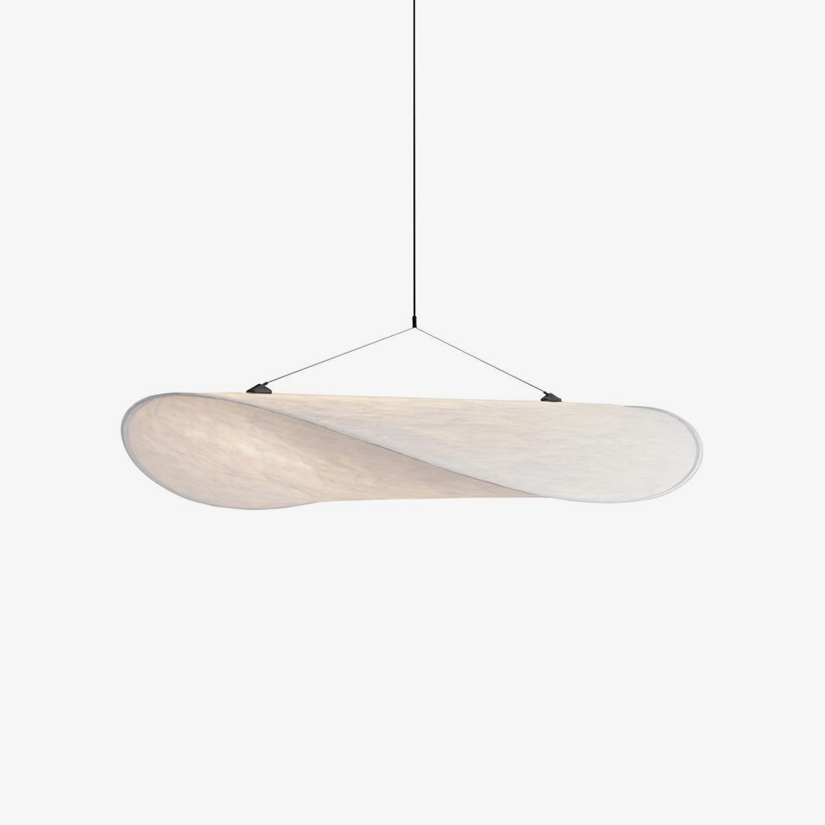 Disc Pendant Light, Floating Synthetic Paper Dining Lamp