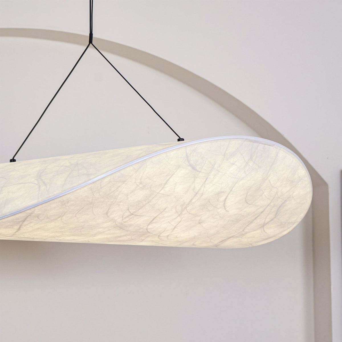 Silk Cloud Pendant Light, Large Fabric Chandelier, Dimmable