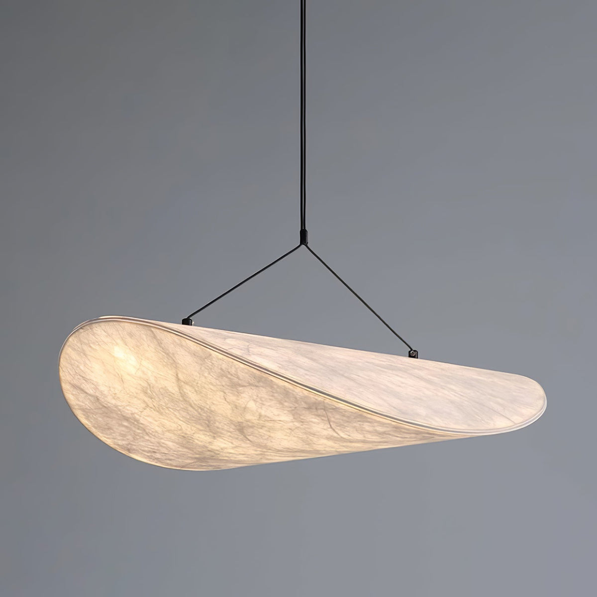 Silk Cloud Pendant Light, Large Fabric Chandelier, Dimmable