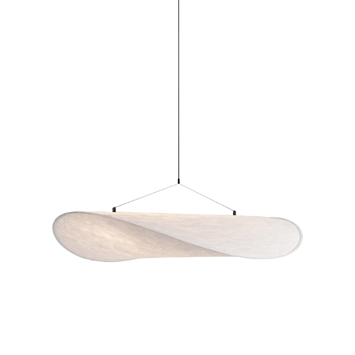 Silk Cloud Pendant Light, Large Fabric Chandelier, Dimmable