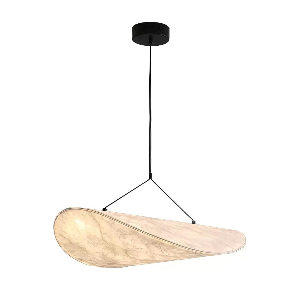Silk Cloud Pendant Light, Large Fabric Chandelier, Dimmable