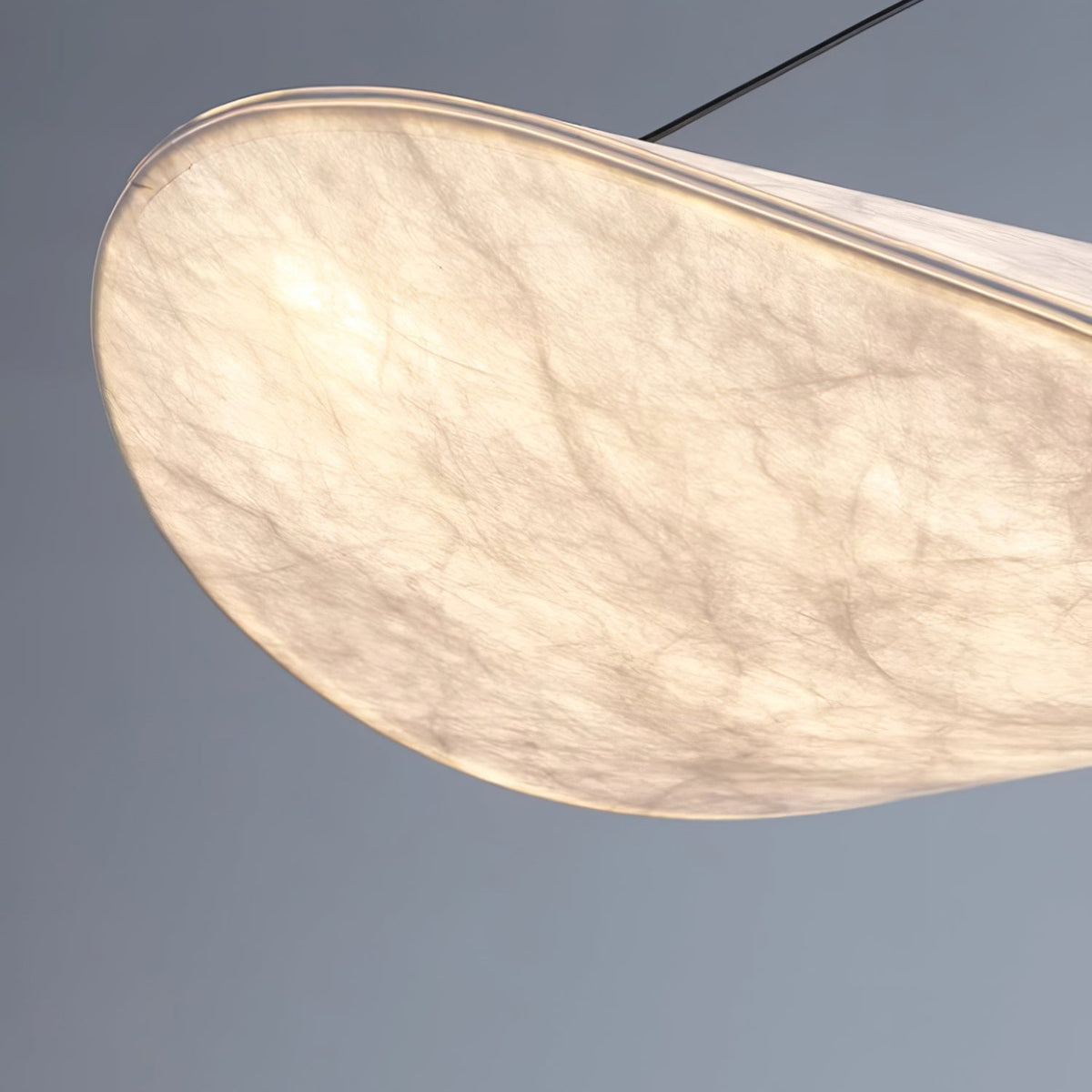 Silk Cloud Pendant Light, Large Fabric Chandelier, Dimmable