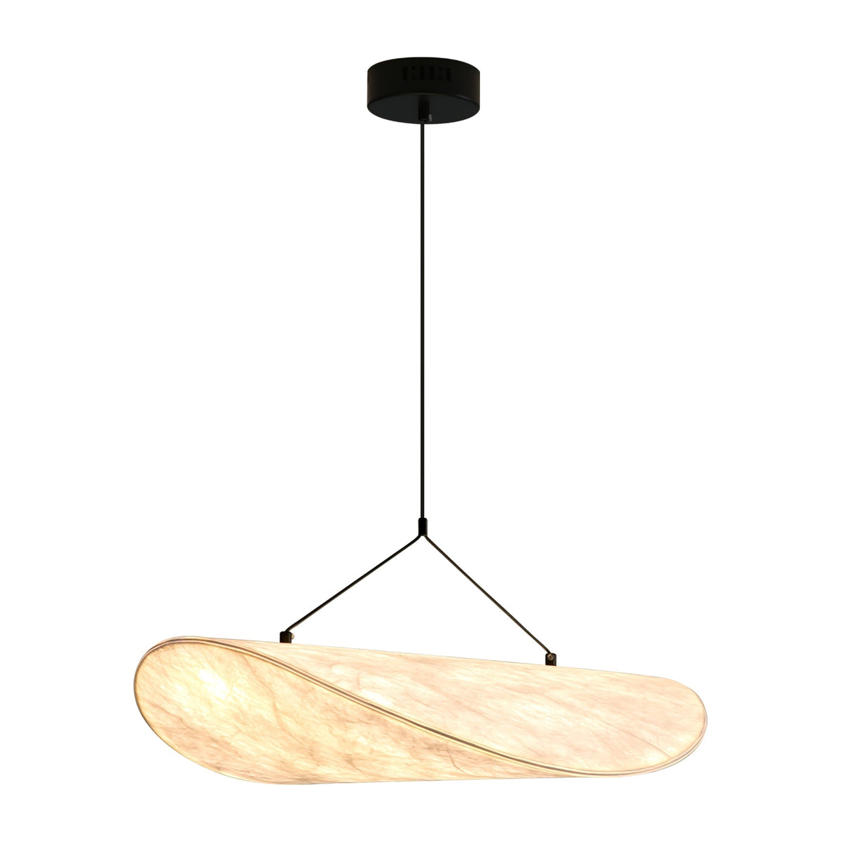 Silk Cloud Pendant Light, Large Fabric Chandelier, Dimmable