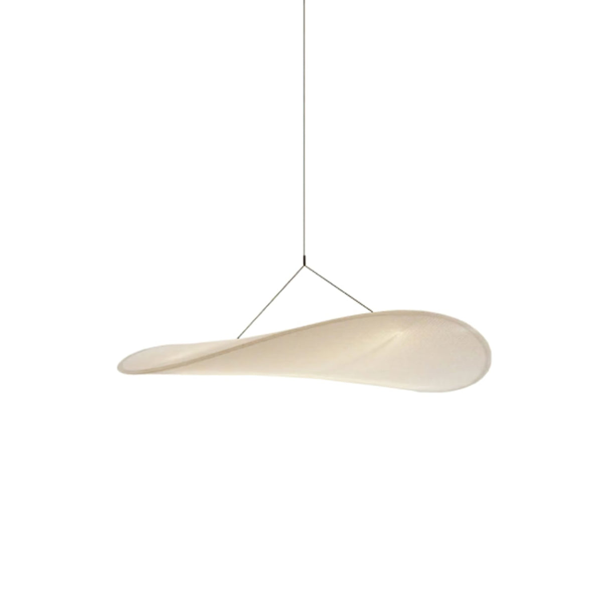 Silk Cloud Pendant Light, Large Fabric Chandelier, Dimmable