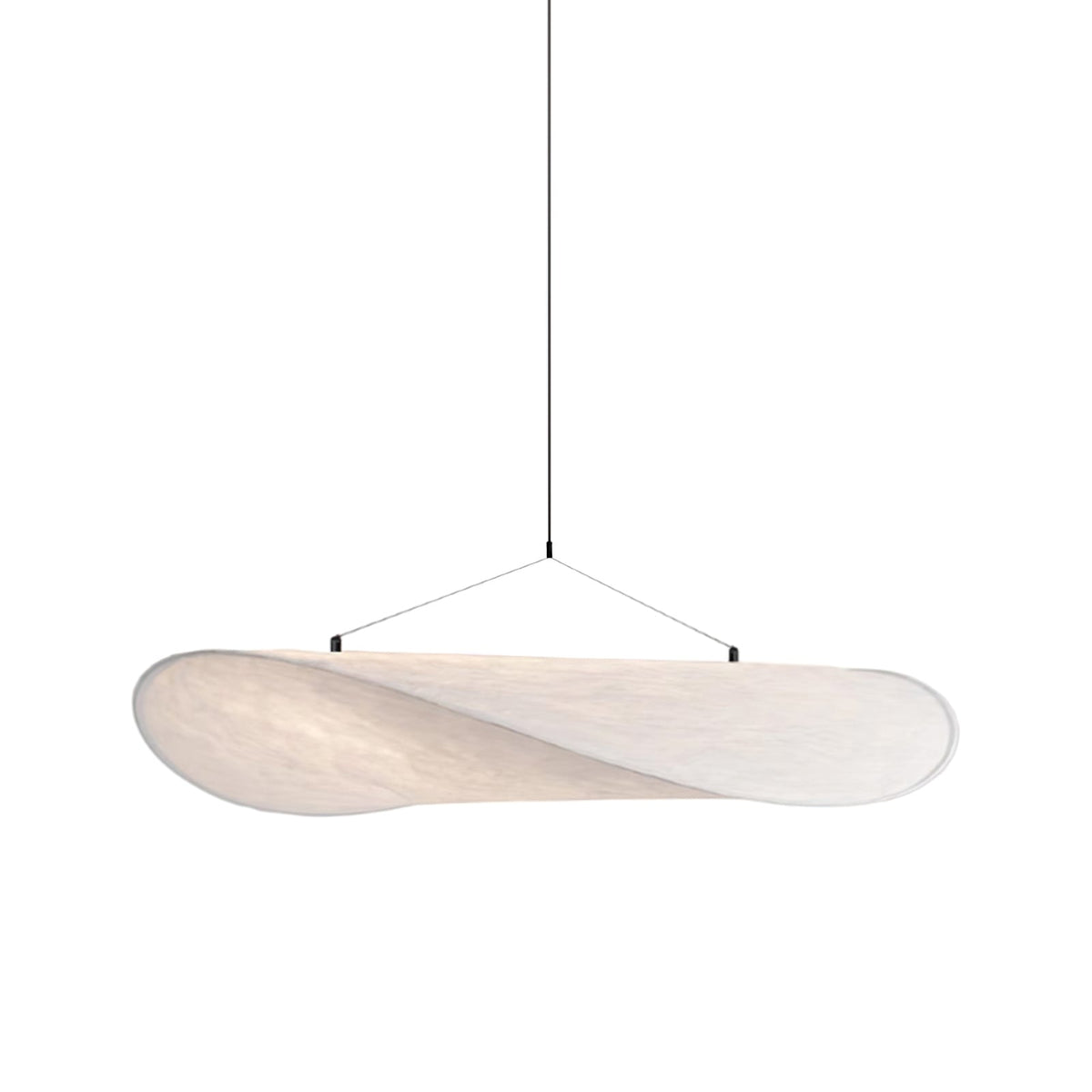 Silk Cloud Pendant Light, Large Fabric Chandelier, Dimmable